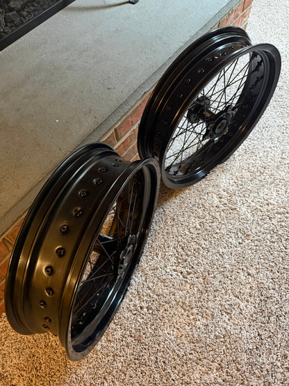 17/17 Ultrawide Supermoto Wheel Set for Surron Ultra Bee (No Tires)